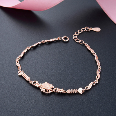 925 Sterling Silver Round Bracelet Chain